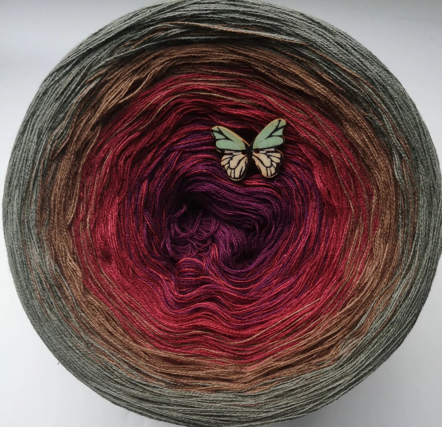Cotton/Acrylic Ombre Yarn Cake Gradient Cake Yarn. CA 72