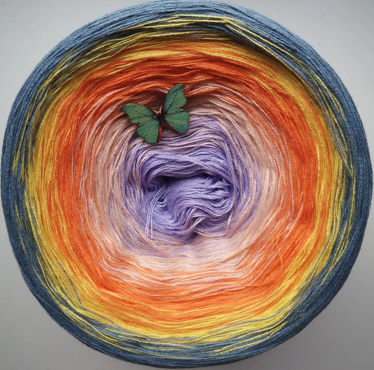 Cotton/Acrylic Ombre Yarn Cake Gradient Cake Yarn. CA80