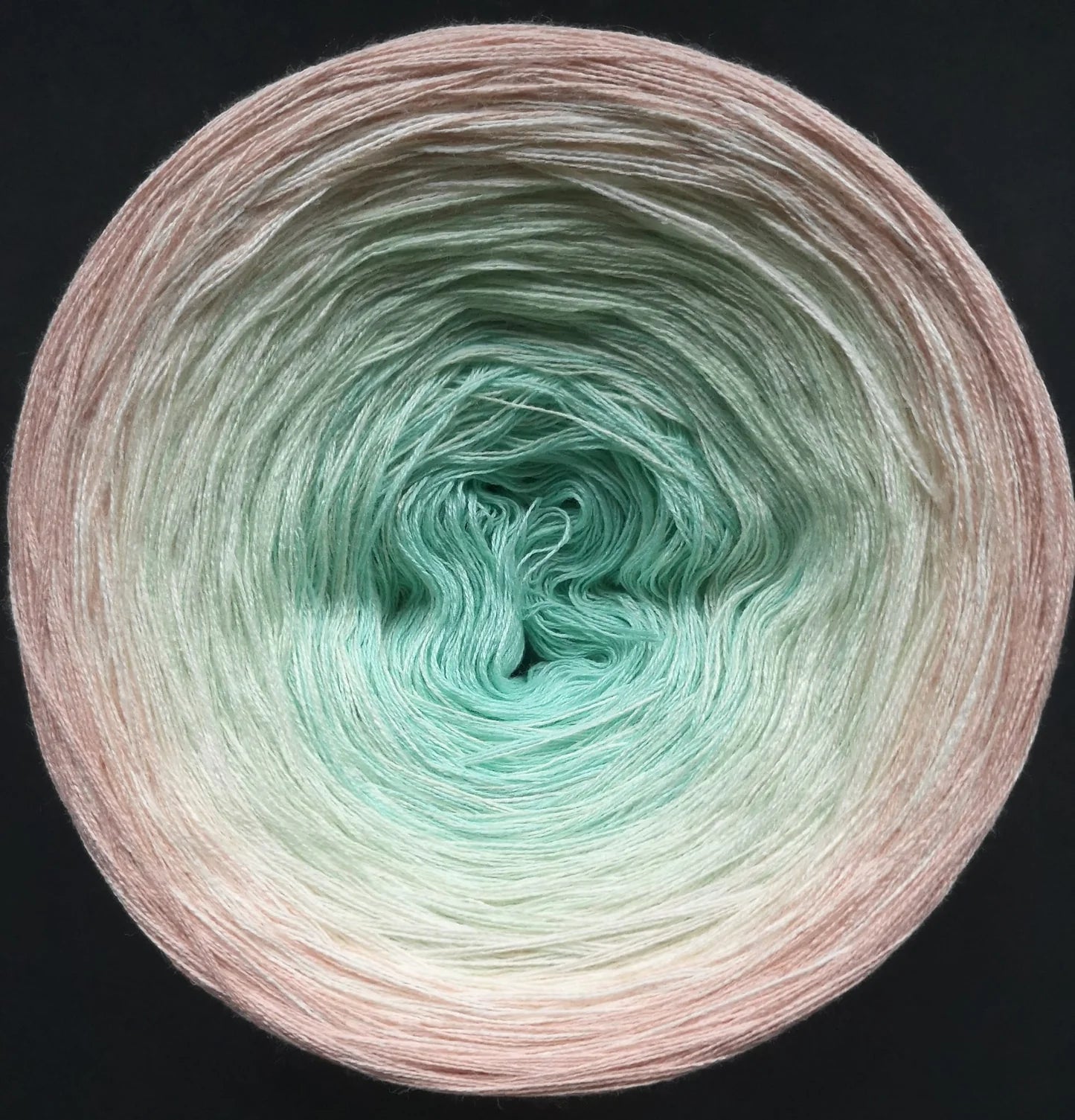 Cotton/Acrylic Ombre Yarn Cake Gradient Cake Yarn. CA 94