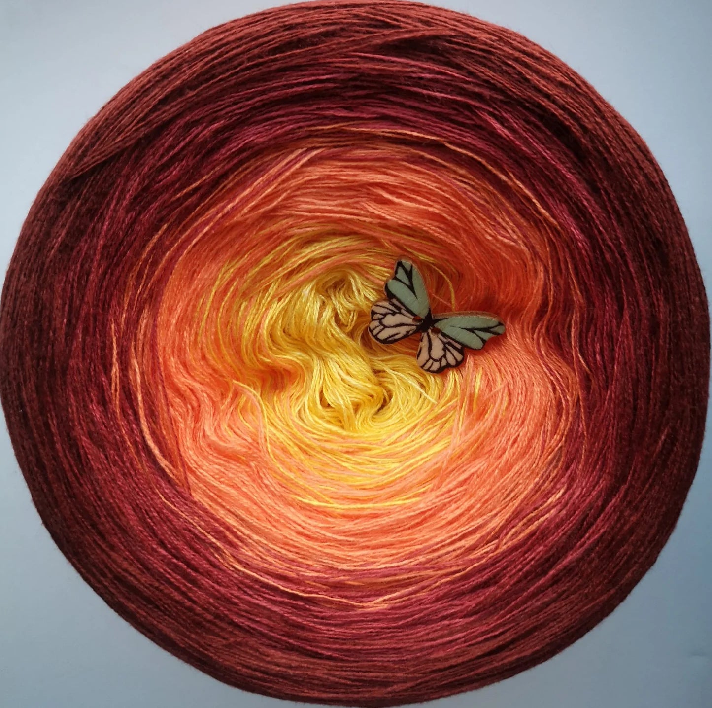 Cotton/Acrylic Ombre Yarn Cake Gradient Cake Yarn. CA 96