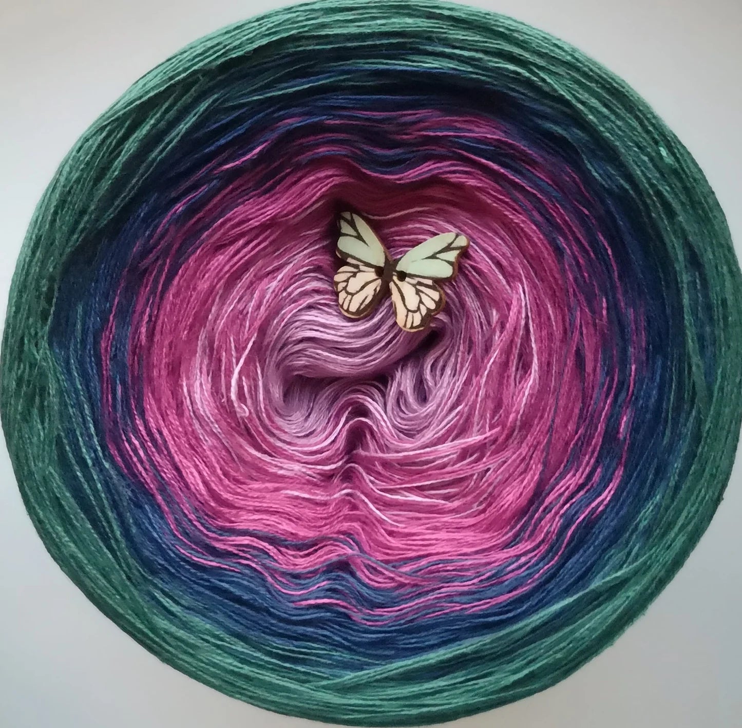 Cotton/Acrylic Ombre Yarn Cake Gradient Cake Yarn. CA 97