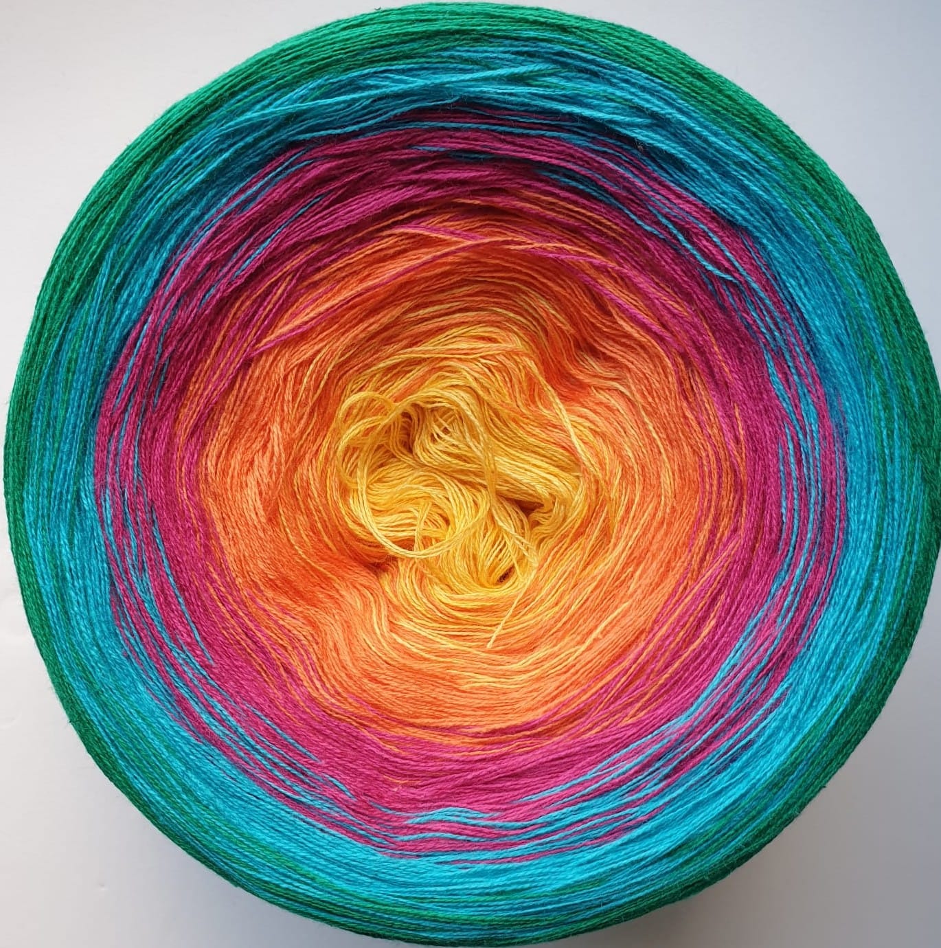Cotton/Acrylic Ombre Yarn Cake Gradient Cake Yarn. CA 115