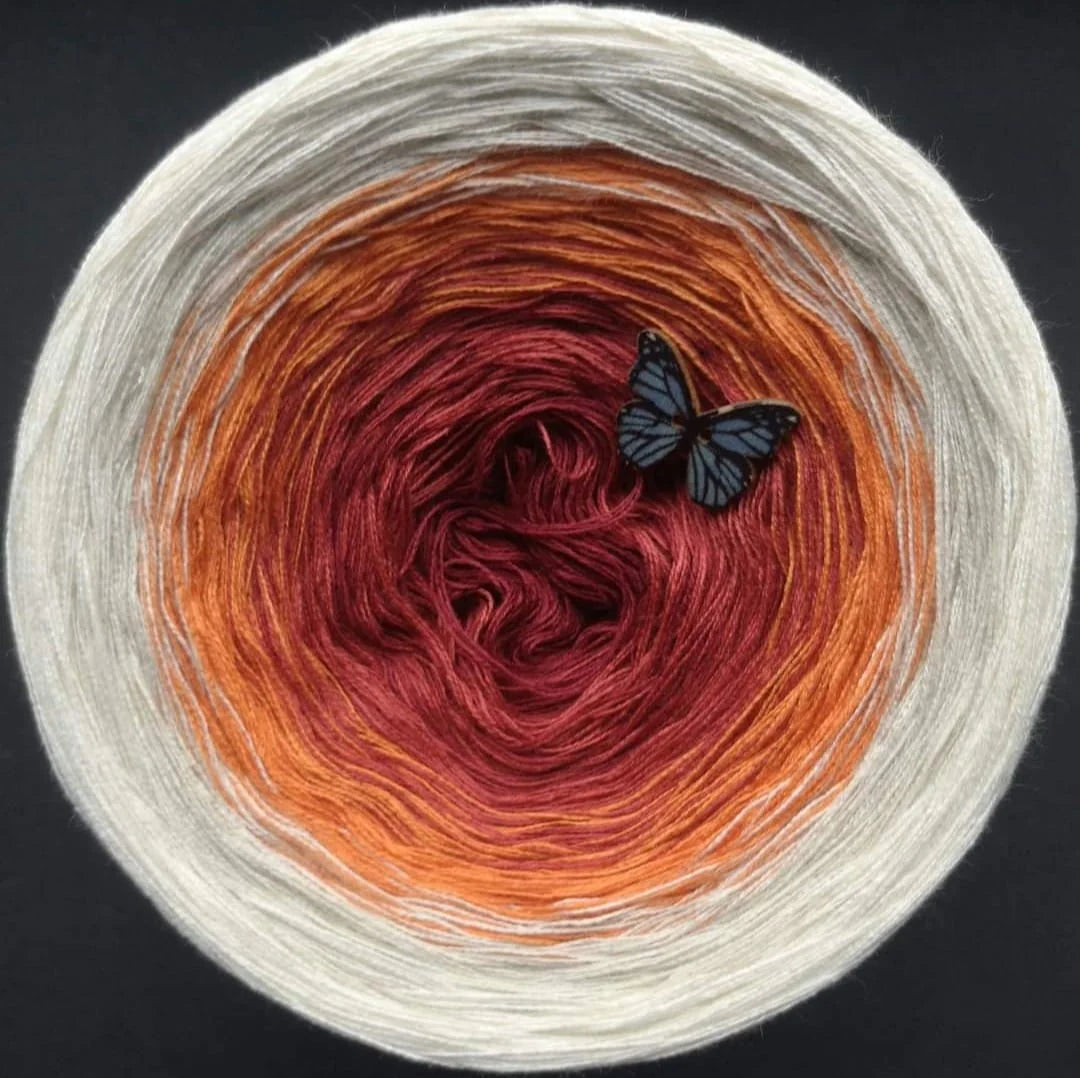 Cotton/Acrylic Ombre Yarn Cake Gradient Cake Yarn. CA66