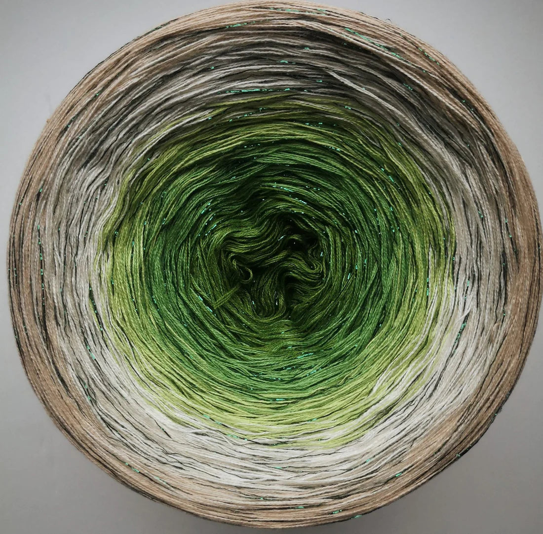 Cotton/Acrylic Ombre Yarn Cake Gradient Cake Yarn. CA 145