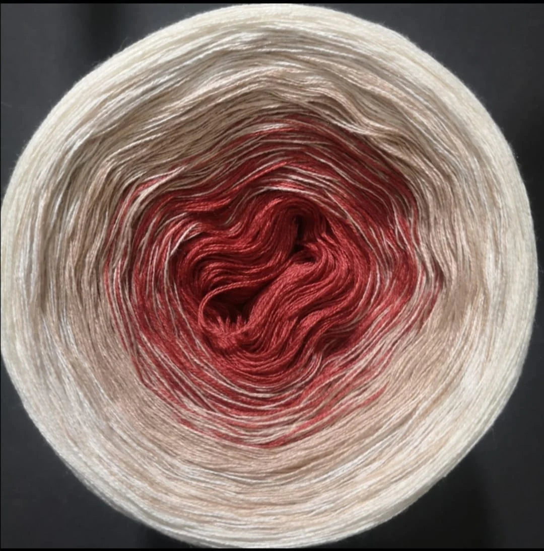 Cotton/Acrylic Ombre Yarn Cake Gradient Cake Yarn. CA 187