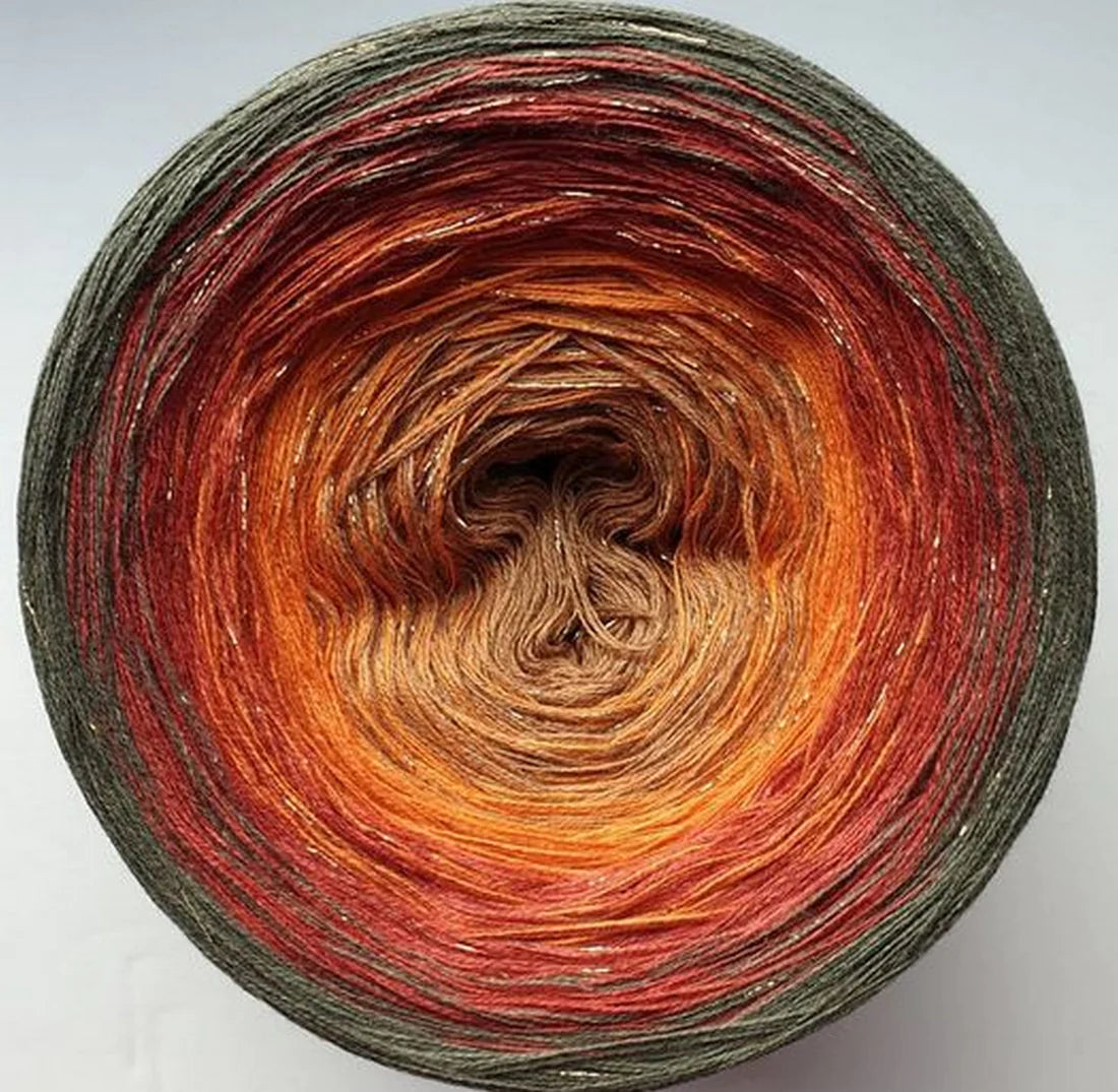 Cotton/Acrylic Ombre Yarn Cake Gradient Cake Yarn. CA260