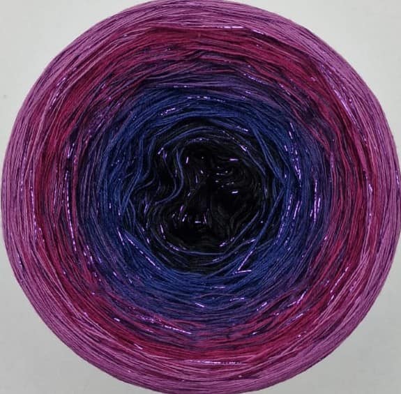 Cotton/Acryllic Ombre Yarn Cake Gradient Cake Yarn. CA238