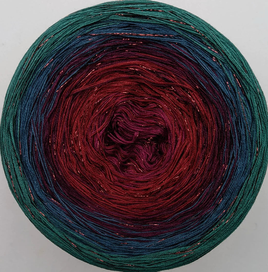 Cotton/Acrylic Ombre Yarn Cake Gradient Cake Yarn. CA 248