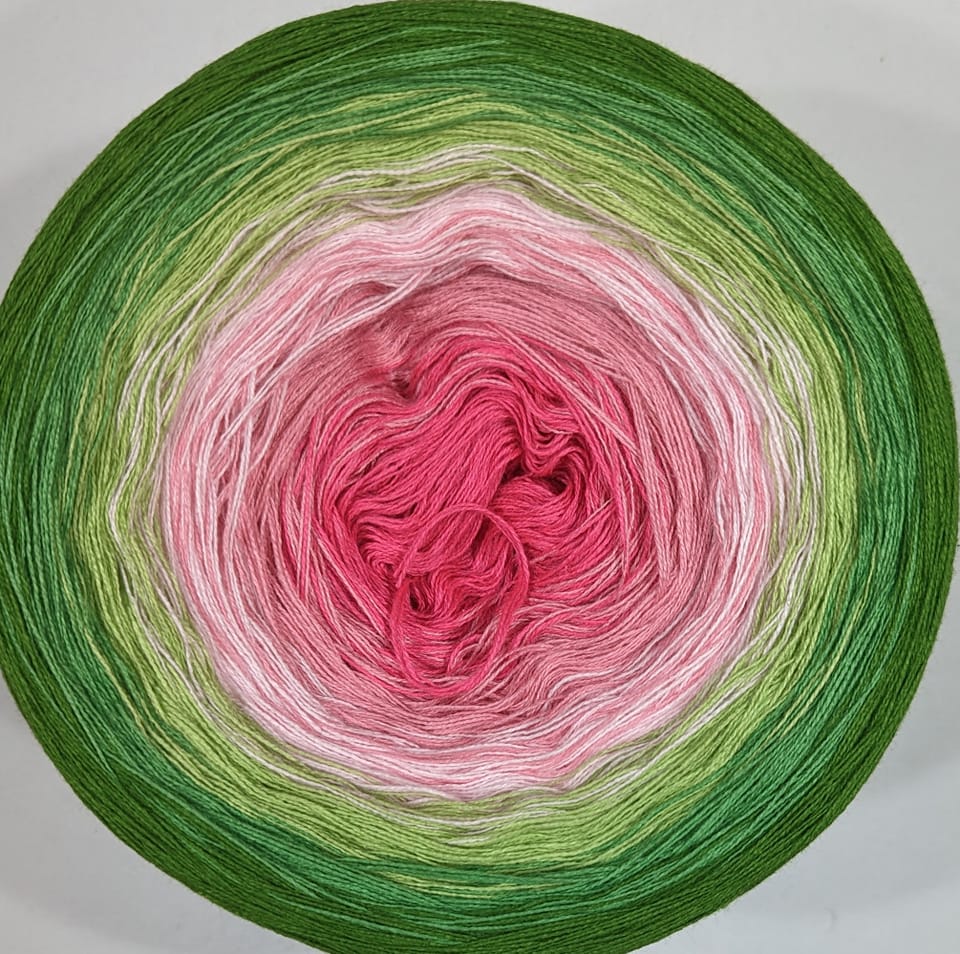 Cotton/Acrylic Ombre Yarn Cake Gradient Cake Yarn. CA 271