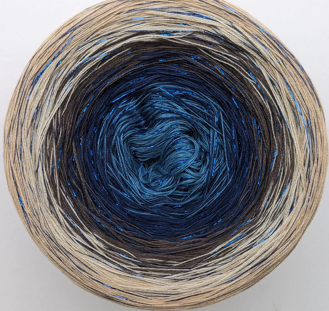 Cotton/Acrylic Ombre Yarn Cake Gradient Cake Yarn. CA315