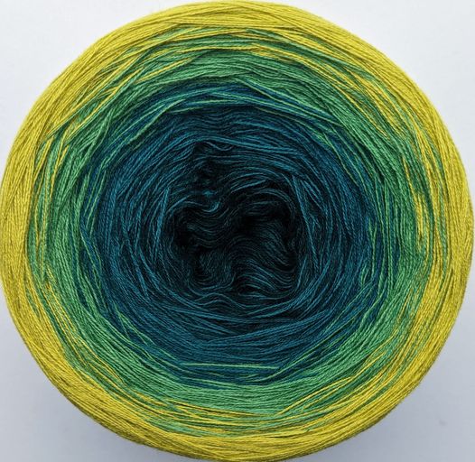 Cotton/Acrylic Ombre Yarn Cake Gradient Cake Yarn. CA 208