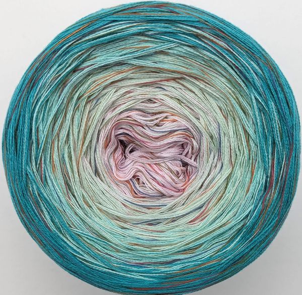 Cotton/Acrylic Ombre Yarn Cake Gradient Cake Yarn. CA 354