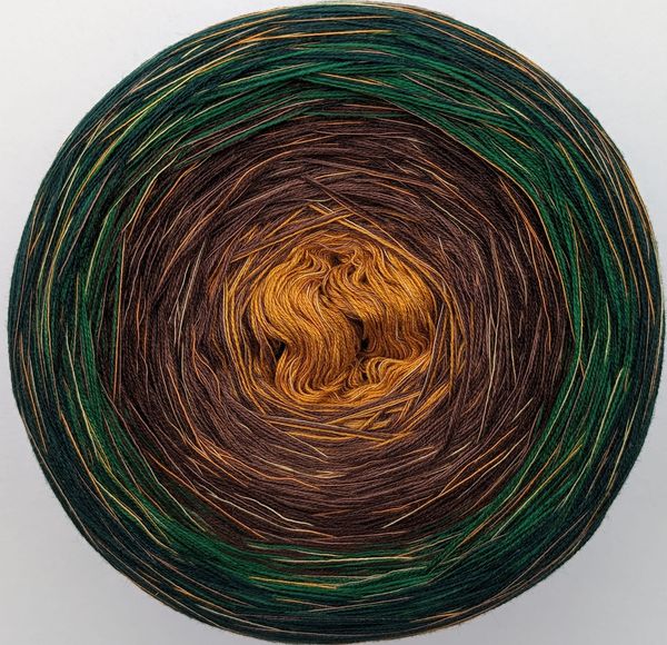 Cotton/Acrylic Ombre Yarn Cake Gradient Cake Yarn. CA 201T