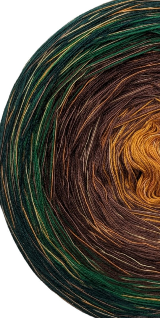 Cotton/Acrylic Ombre Yarn Cake Gradient Cake Yarn. CA 201T