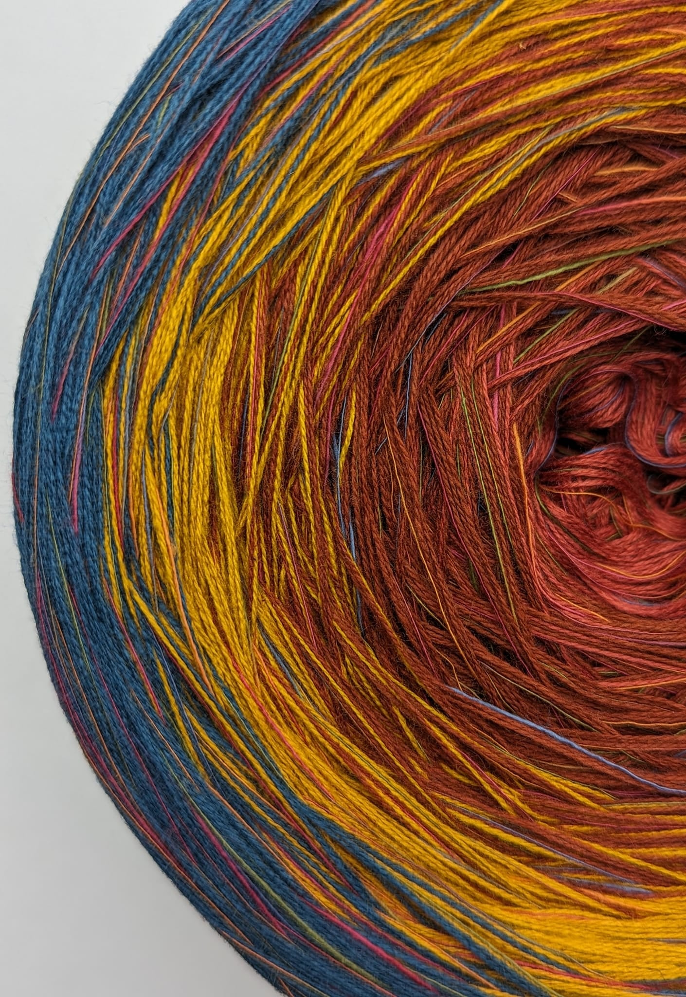 Cotton/Acrylic Ombre Yarn Cake Gradient Cake Yarn. CA 375