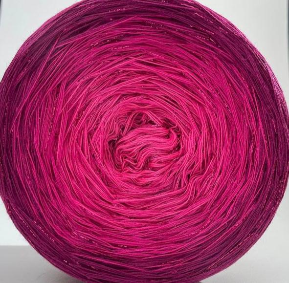 Cotton/Acrylic Ombre Yarn Cake Gradient Cake Yarn. CA 416A