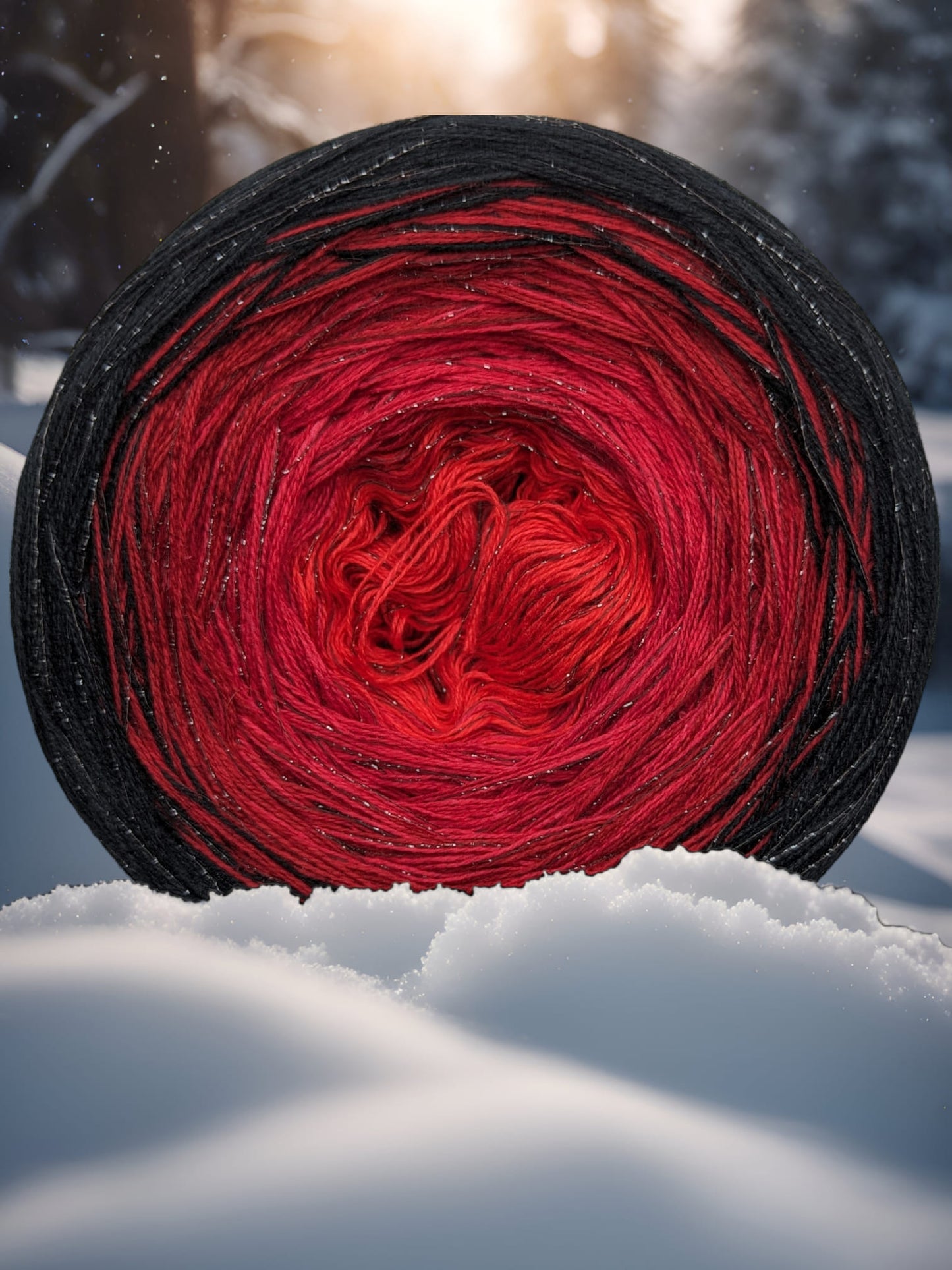 Cotton/Acrylic Ombre Yarn Cake Gradient Cake Yarn. CA 90A