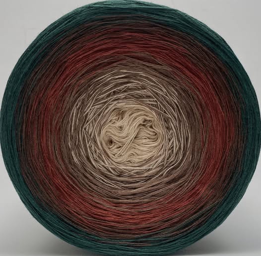 Cotton/Acrylic Ombre Yarn Cake Gradient Cake Yarn. CA 459