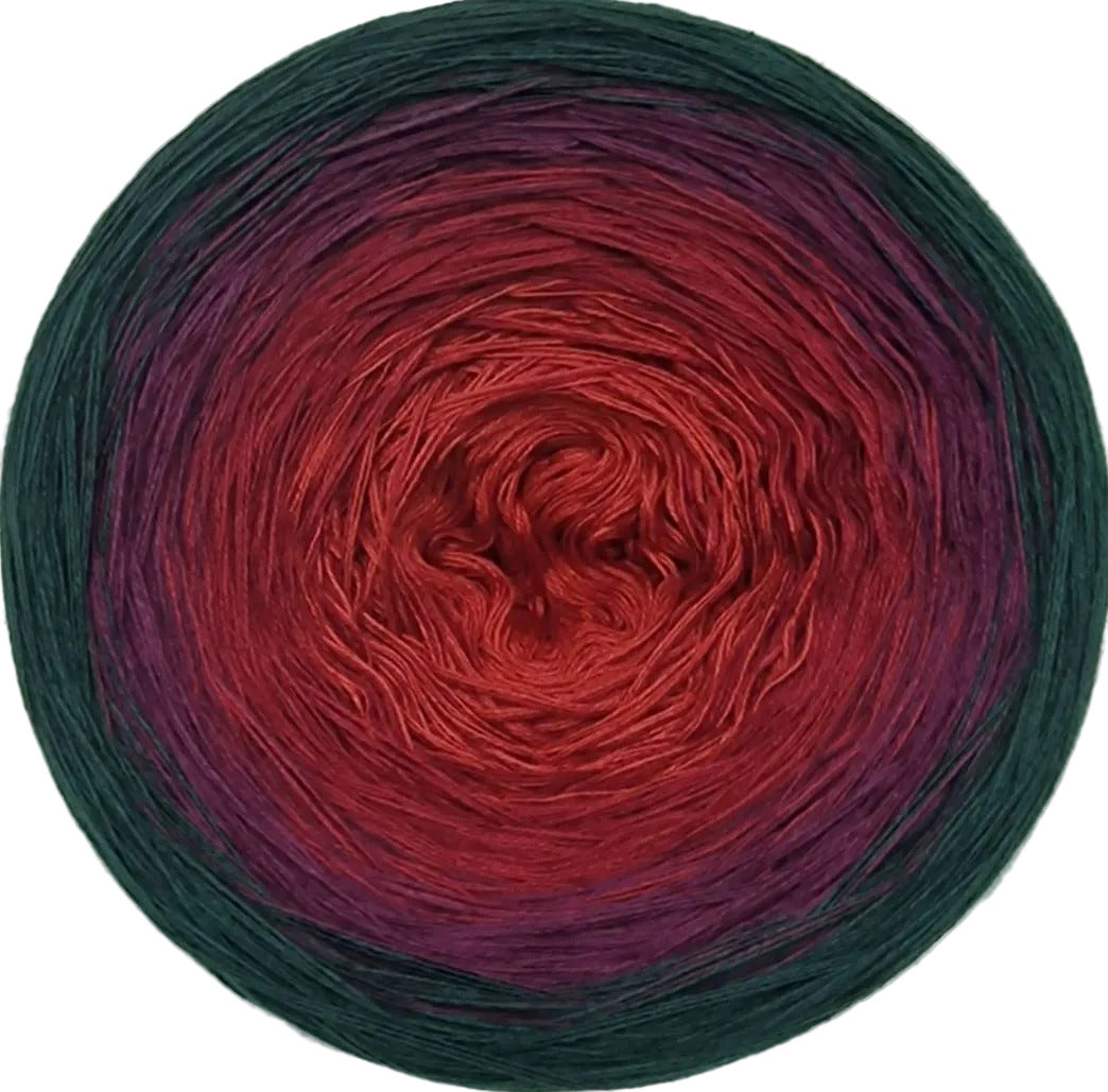 Cotton/Acrylic Ombre Yarn Cake Gradient Cake Yarn. CA 468