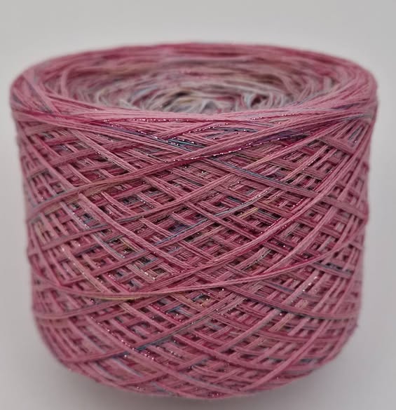 Yarn Cake with Multicolour Strand & Subtle Lurex Sparkle. ML6