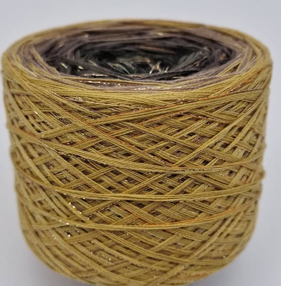 Yarn Cake with Multicolour Strand & Subtle Lurex Sparkle. ML7