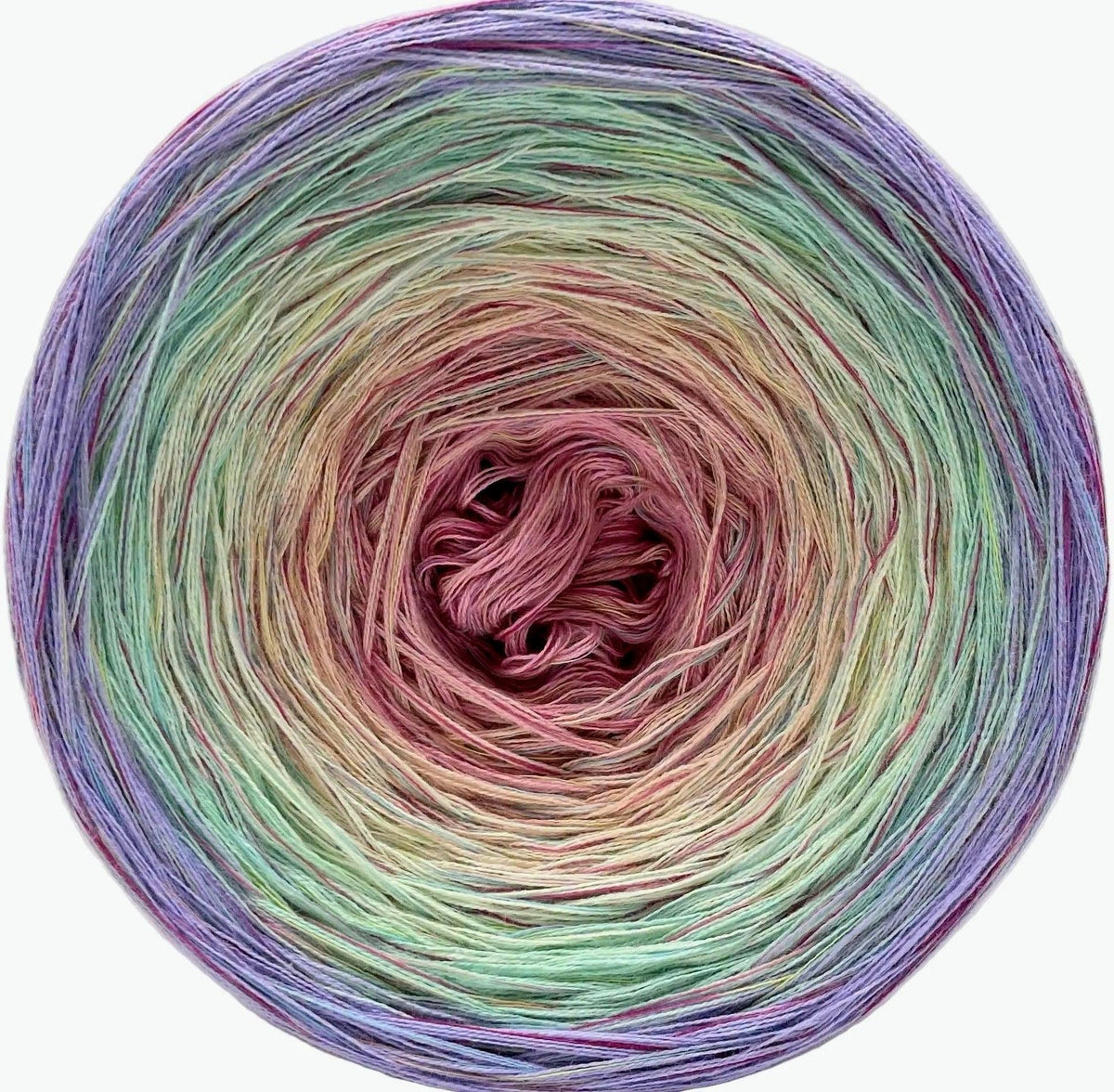 Cotton/Acrylic Ombre Yarn Cake Gradient Cake Yarn. CA 376