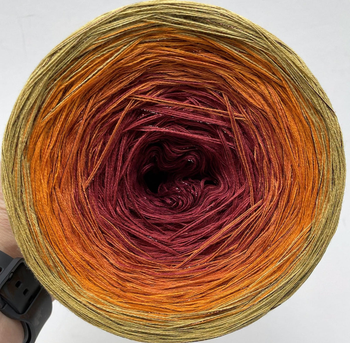 Cotton/Acrylic Ombre Yarn Cake Gradient Cake Yarn. CA 483