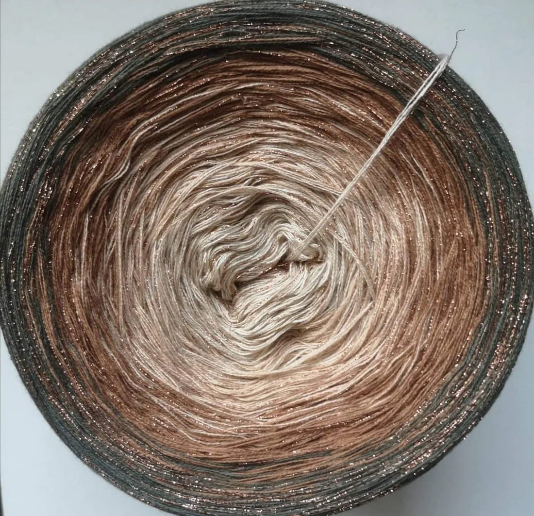 Cotton/Acrylic Ombre Yarn Cake Gradient Cake Yarn. CA117
