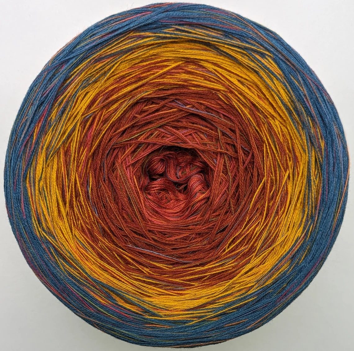 Cotton/Acrylic Ombre Yarn Cake Gradient Cake Yarn. CA 375