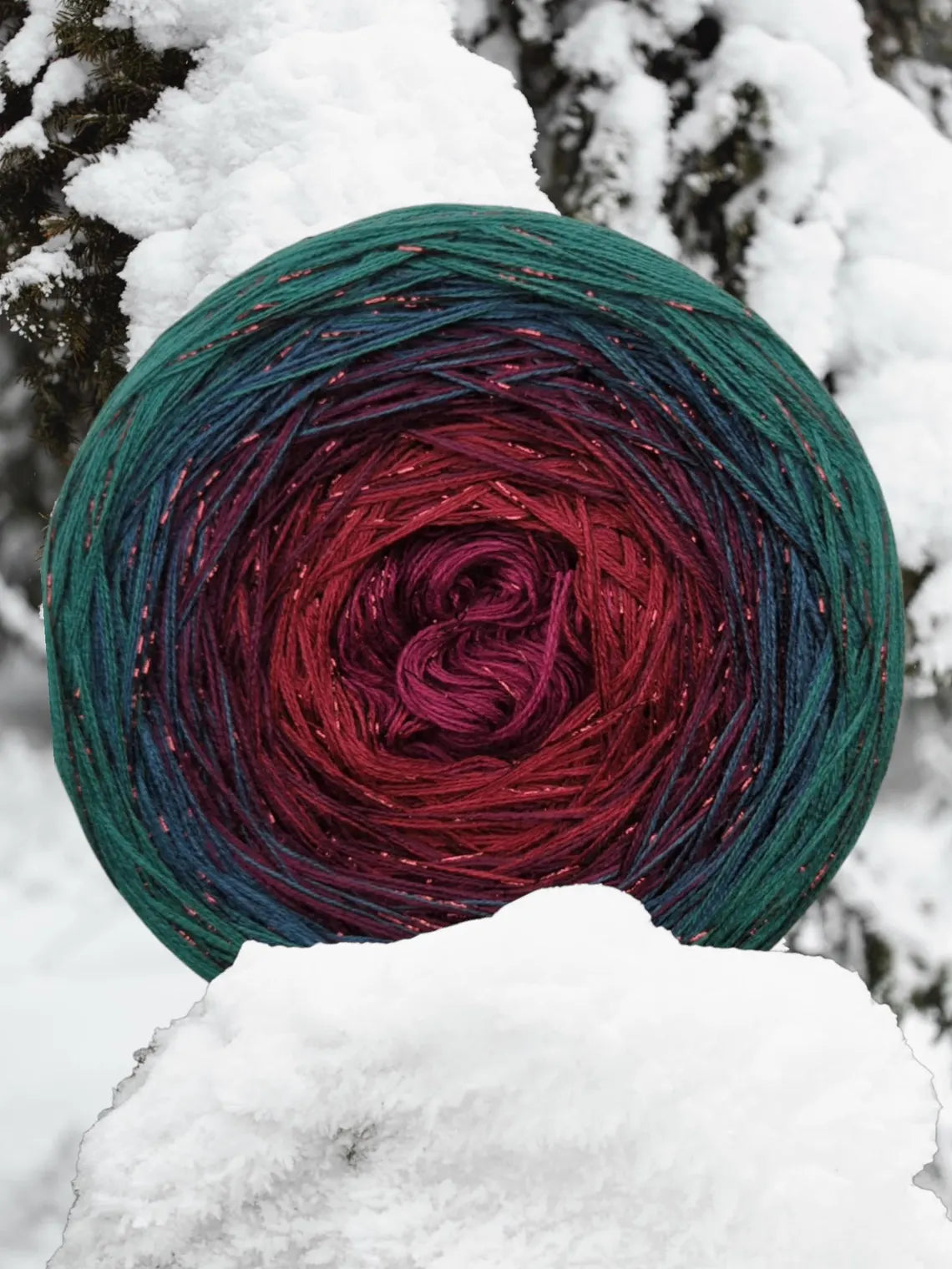 Cotton/Acrylic Ombre Yarn Cake Gradient Cake Yarn. CA 248