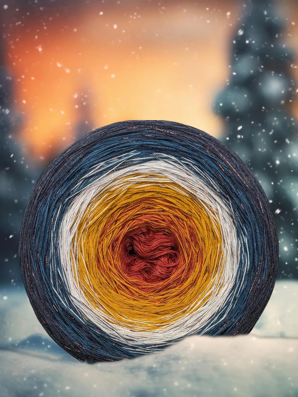 Cotton/Acrylic Ombre Yarn Cake Gradient Cake Yarn. CA 193