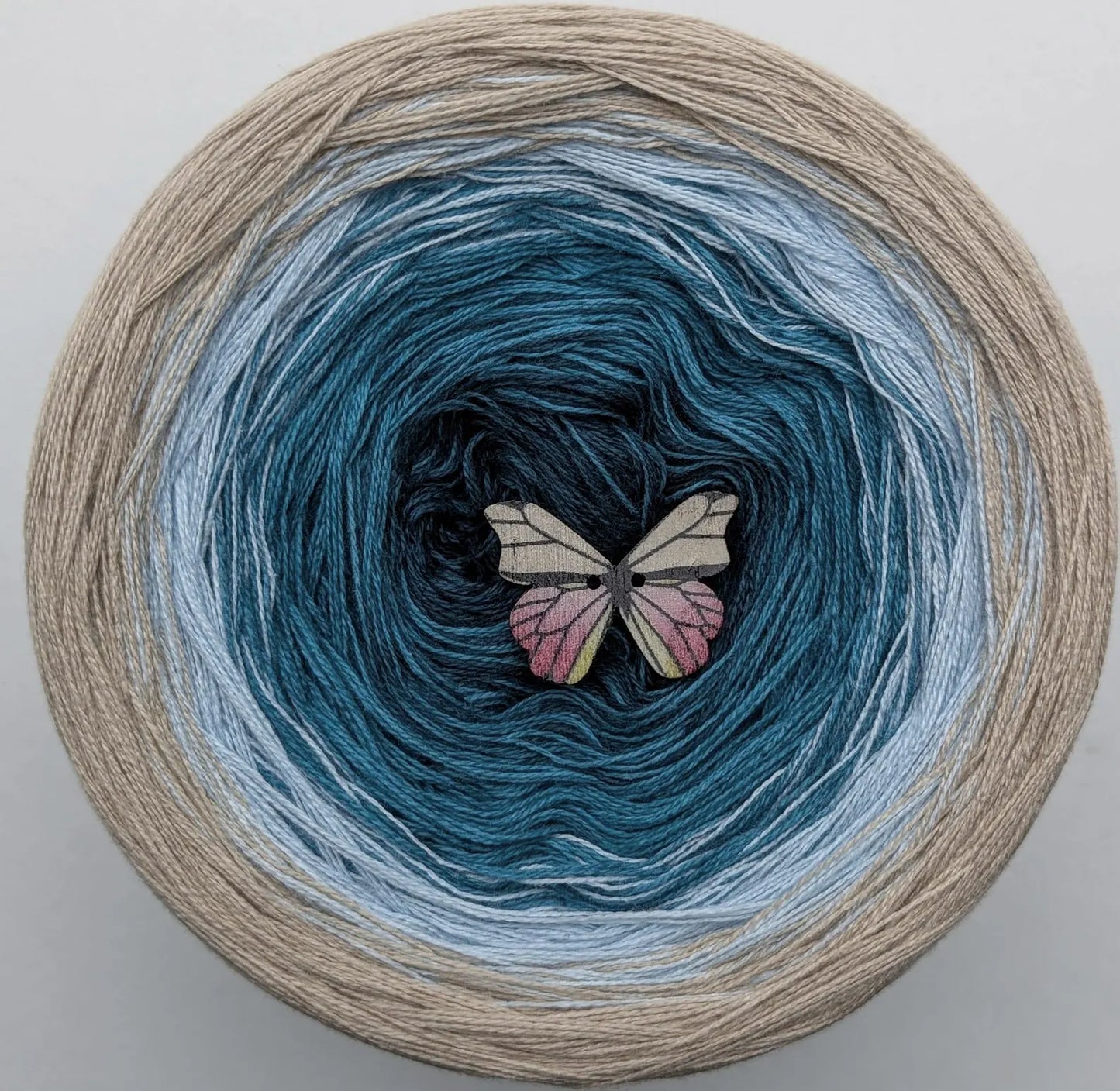 Cotton/Acrylic Ombre Yarn Cake Gradient Cake Yarn. CA 390