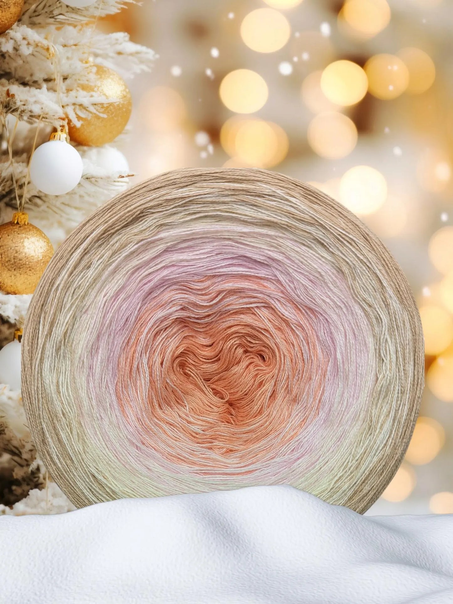 Cotton/Acrylic Ombre Yarn Cake Gradient Cake Yarn. CA 318