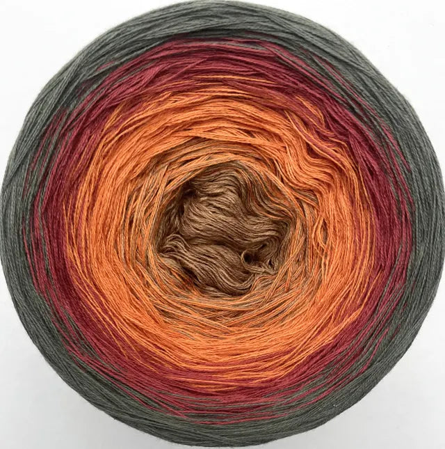 Cotton/Acrylic Ombre Yarn Cake Gradient Cake Yarn. CA62