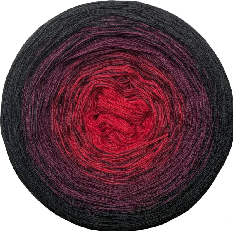 Cotton/Acrylic Ombre Yarn Cake Gradient Cake Yarn. CA 378