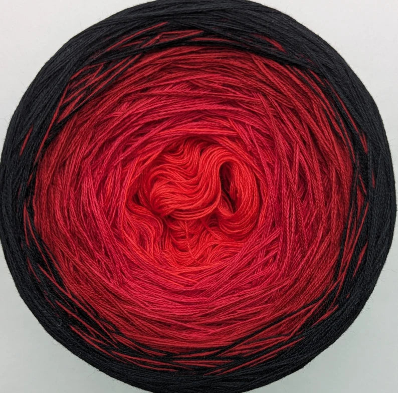 Cotton/Acrylic Ombre Yarn Cake Gradient Cake Yarn. CA 90