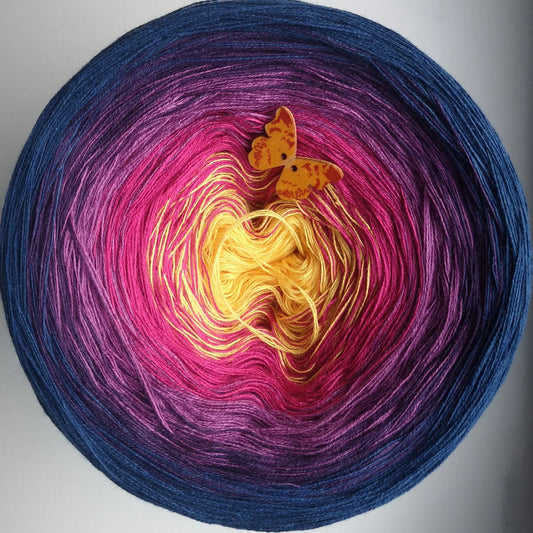 Cotton/Acrylic Ombre Yarn Cake Gradient Cake Yarn. CA60