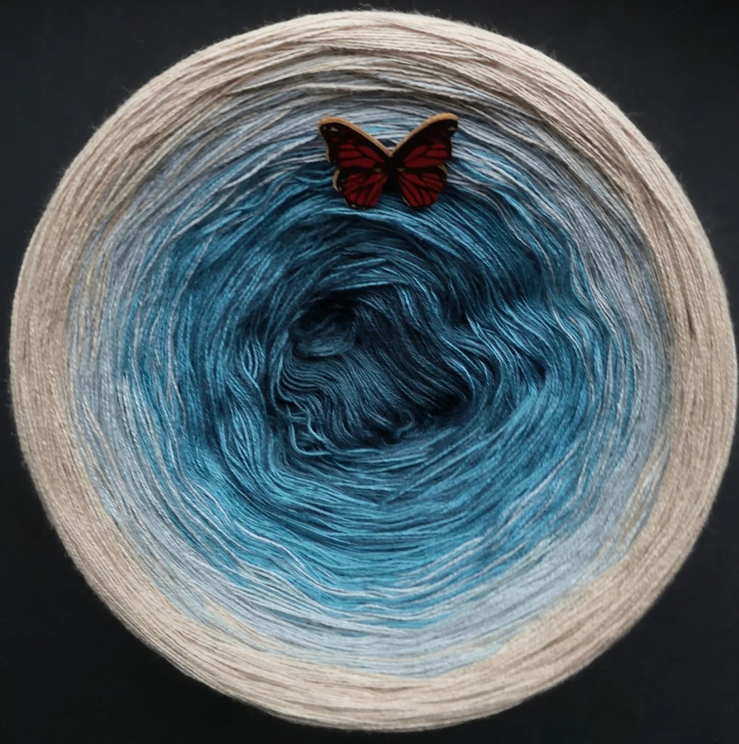 Cotton/Acrylic Ombre Yarn Cake Gradient Cake Yarn. CA 71