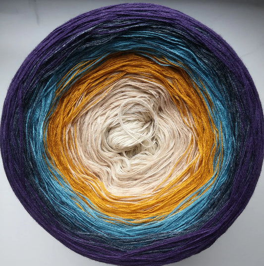 Cotton/Acrylic Ombre Yarn Cake Gradient Cake Yarn. CA100