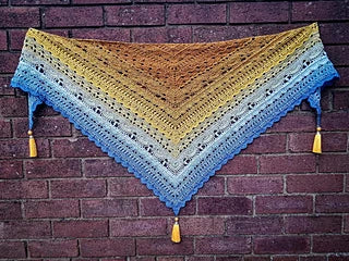 Poseidon Shawl - ENGLISH LANGUAGE