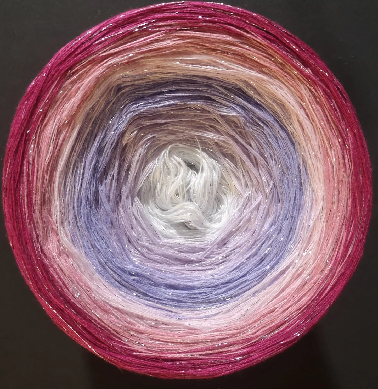 Cotton/Acryllic Ombre Yarn Cake  Gradient Cake Yarn. CA109