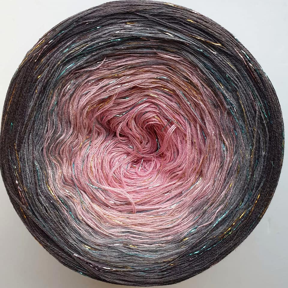 Cotton/Acryllic Ombre Yarn Cake  Gradient Cake Yarn. CA113