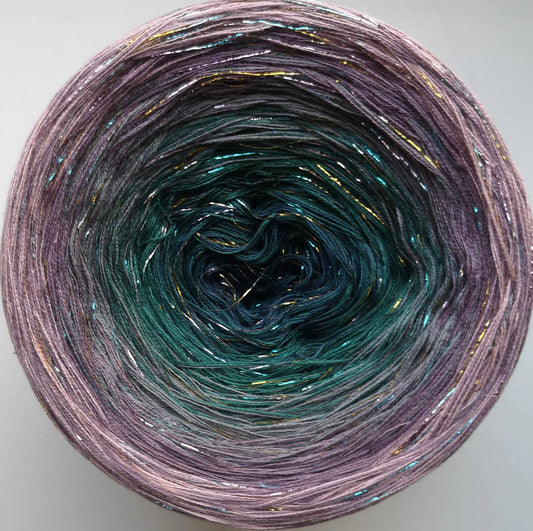 Cotton/Acrylic Ombre Yarn Cake  Gradient Cake Yarn. CA119