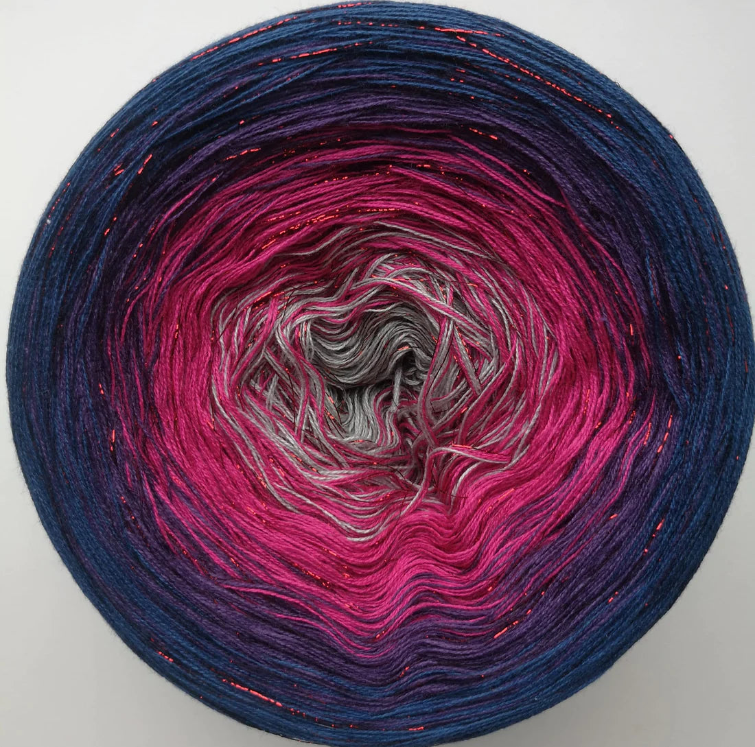 Cotton/Acrylic Ombre Yarn Cake  Gradient Cake Yarn. CA141