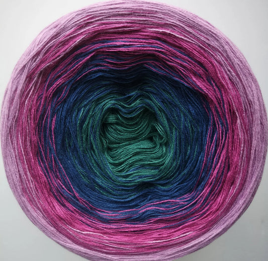 Cotton/Acrylic Ombre Yarn Cake Gradient Cake Yarn. CA146