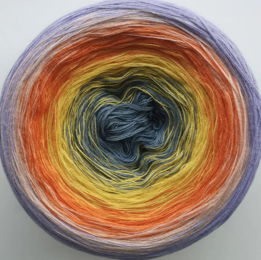 Cotton/Acrylic Ombre Yarn Cake Gradient Cake Yarn. CA148