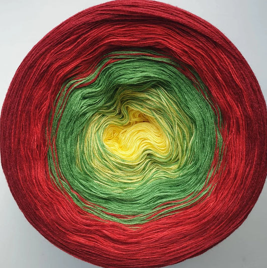 Cotton/Acrylic Ombre Yarn Cake Gradient Cake Yarn. CA156