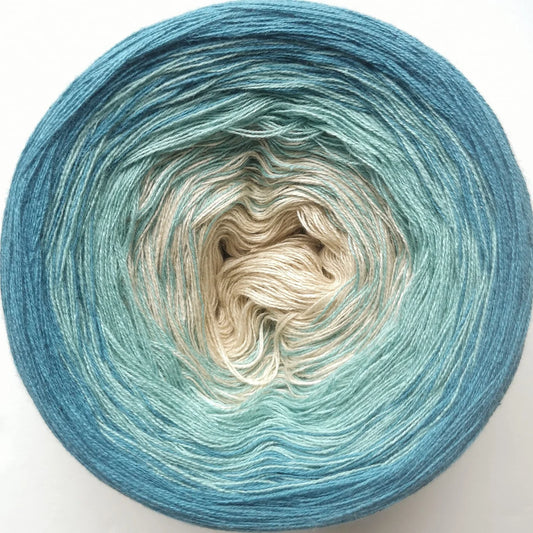 Cotton/Acrylic Ombre Yarn Cake Gradient Cake Yarn. CA163