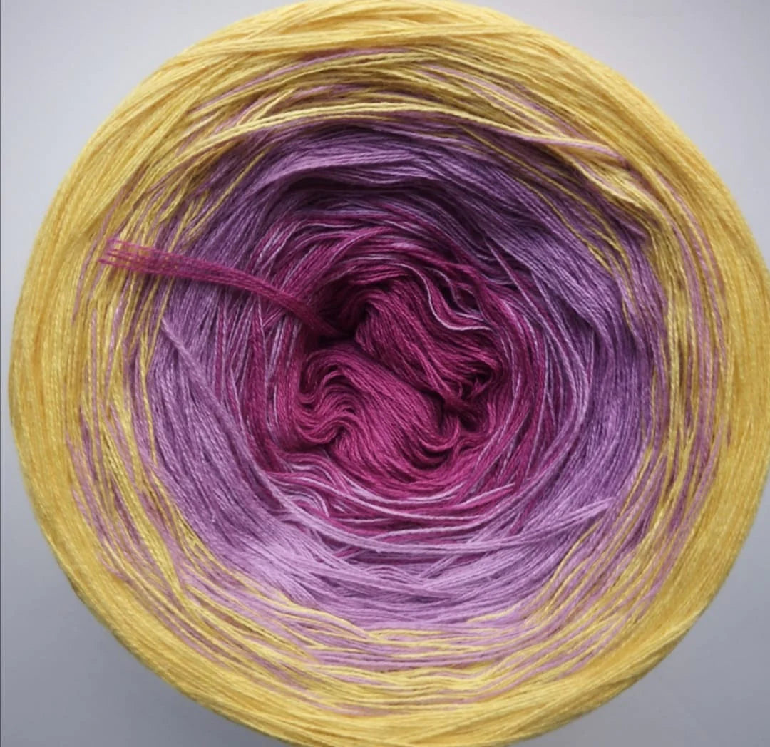 Cotton/Acrylic Ombre Yarn Cake Gradient Cake Yarn. CA164