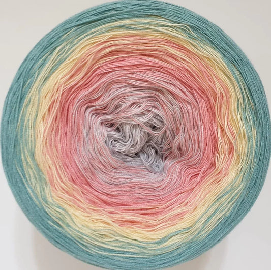 Cotton/Acrylic Ombre Yarn Cake Gradient Cake Yarn. CA169